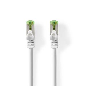 Nedis CCGB85420WT100 Cat7-kabel Pimf Rj45 Male Rj45 Male 10.0 M Rond Lszh Wit Doos