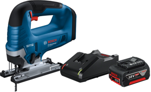 Bosch Professional GST 18V-125 B + 4,0 Ah accu en lader