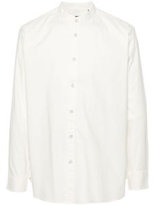 rag & bone chemise en popeline à col montant - Blanc