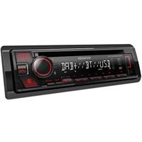 Kenwood KDC-BT450DAB CD-autoradio met DAB+ en Bluetooth handsfree, krachtige tuner, geluidsprocessor, USB, AUX, Spotify Control, 4x50 Watt, toetsenverlichting rood)