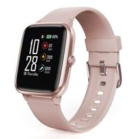 Hama Smartwatch 5910, GPS, waterdicht (fitnesstracker voor hartslag/calorieën, sporthorloge met stappenteller, slaapmonitor, muziekbediening, fitnessarmband voor dames, 6 dagen batterijduur), roze