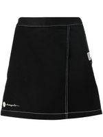 CHOCOOLATE short portefeuille à logo brodé - Noir