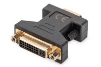 Digitus AK-320505-000-S DVI / VGA Adapter [1x DVI-bus 24+5-polig - 1x VGA-stekker] Zwart - thumbnail