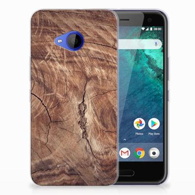 HTC U11 Life Bumper Hoesje Tree Trunk HTC U11 Life Bumper Hoesje Tree Trunk