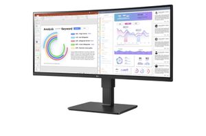 LG Electronics LG 34BQ77QB-B.AEU 86,72cm Curved LED-monitor Energielabel G (A - G) 86.4 cm (34 inch) 3440 x 1440 Pixel 21:9 5 ms HDMI, DisplayPort, USB-C, USB