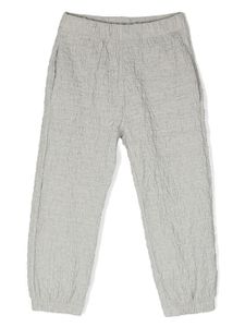 Caffe' D'orzo pantalon en coton mélangé à effet froissé - Gris