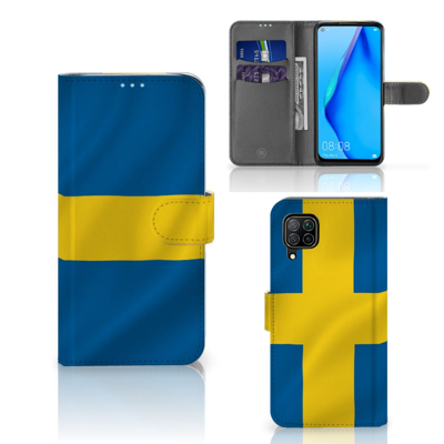 Huawei P40 Lite Bookstyle Case Zweden Huawei P40 Lite Bookstyle Case Zweden