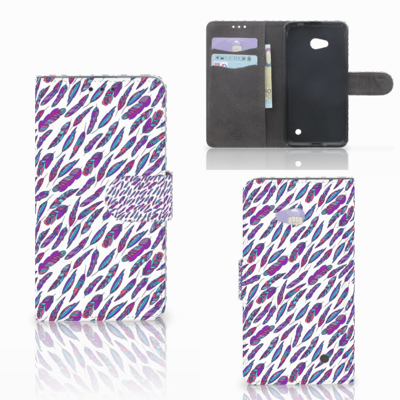 Microsoft Lumia 640 Telefoon Hoesje Feathers Color