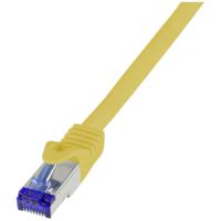 LogiLink C6A117S RJ45 CAT 6A S/FTP 20.00 m Geel 1 stuk(s)