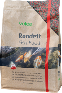 Velda Rondett Fish Food 1000ml - Drijvende Voerkorrels voor Gezonde en Kleurrijke Vijvervissen