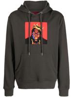 Mostly Heard Rarely Seen 8-Bit Katoenen hoodie met patch - Grijs