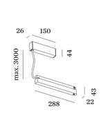 Wever & Ducre - Strex Susp In Track Driver A3 250W W - thumbnail