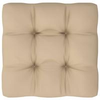 vidaXL Bankkussen pallet 70x70x10 cm beige