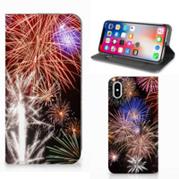 Apple iPhone Xs Max Hippe Standcase Vuurwerk