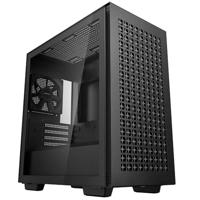 DeepCool CH370 Micro-tower PC-behuizing Zwart 1 voorgeïnstalleerde ventilator