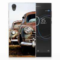 Sony Xperia L1 Siliconen Hoesje met foto Vintage Auto