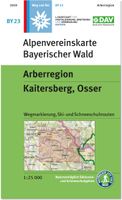 Wandelkaart BY23 Alpenvereinskarte Bayerischer Wald - Beierse Woud | A - thumbnail