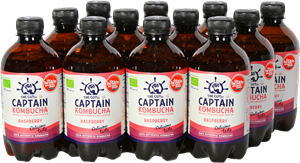 Captain Kombucha Raspberry (12 x 400 ml)