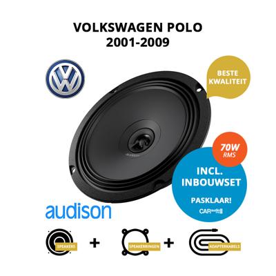 Premium speakers voor Volkswagen Polo 2001-2009 - Voordeuren Premium speakers voor Volkswagen Polo 2001-2009 - Voordeuren