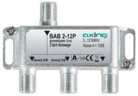 Axing BAB 2-12P Kabel-TV lasdoos 2-voudig 5 - 1218 MHz - thumbnail