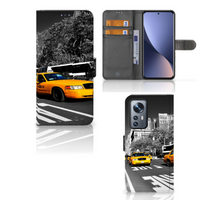 Xiaomi 12 Pro Flip Cover New York Taxi - thumbnail