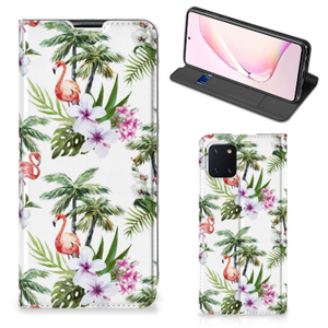 Samsung Galaxy Note 10 Lite Hoesje maken Flamingo Palms