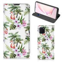 Samsung Galaxy Note 10 Lite Hoesje maken Flamingo Palms - thumbnail