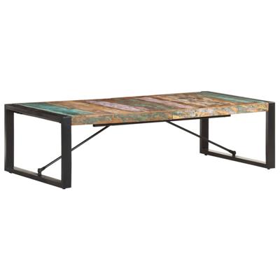 vidaXL Salontafel 140x70x40 cm massief gerecycled hout