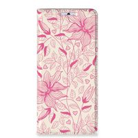 Xiaomi 11T | Xiaomi 11T Pro Smart Cover Pink Flowers