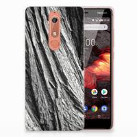 Bumper Hoesje Nokia 5.1 (2018) Boomschors Grijs