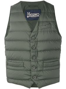 Herno gilet à design matelassé - Vert