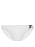 Dolce & Gabbana slip de bain à plaque logo - Blanc