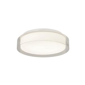 Plafond/Wandlamp Bellezza Bagno Bart IP44 3000 Kelvin 40x10,5 cm SMD LED Mat Wit Glas/Helder Glas Bellezza Bagno