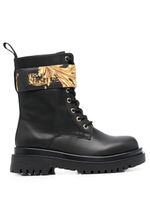 Versace Jeans Couture bottines à imprimé Baroque - Noir - thumbnail