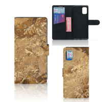 Samsung Galaxy M51 Bookcase Marmer Creme