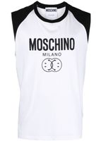 Moschino débardeur à logo imprimé - Blanc - thumbnail