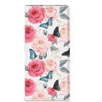 OPPO X6 Pro Smart Cover Butterfly Roses - thumbnail