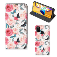 Samsung Galaxy M30s | M21 Smart Cover Butterfly Roses