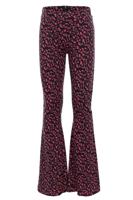 LOOXS 10sixteen Meisjes flair broek - Mauve stippen