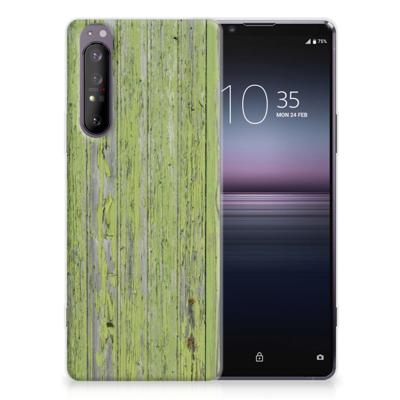 Sony Xperia 1 II Bumper Hoesje Green Wood