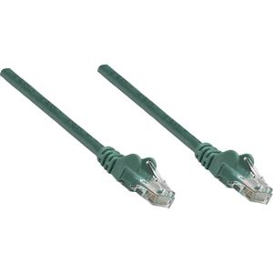 Intellinet 739887 RJ45 Netwerkkabel, patchkabel CAT 6 S/FTP 1.50 m Groen Folie afscherming, Afscherming gevlochten, Halogeenvrij 1 stuk(s)