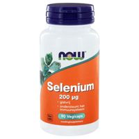 NOW Selenium gistvrij 200 mcg (90 vcaps)