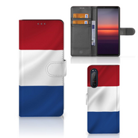 Sony Xperia 5II Bookstyle Case Nederlandse Vlag - thumbnail