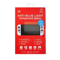 FRTEC - Displaybescherming van gehard glas, anti-blauw licht voor Nintendo Switch OLED, Meerkleurig., Eén maat, Sterren en strepen
