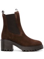 Hogan bottines en cuir 70 mm - Marron