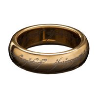 Lord of the Rings Tungsten Ring The One Ring (gold plated) Size 12 - thumbnail