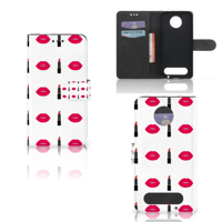 Motorola Moto Z2 Force Telefoon Hoesje Lipstick Kiss