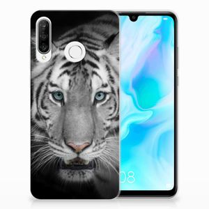 Huawei P30 Lite TPU Hoesje Tijger