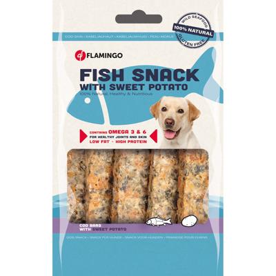 Hondensnack Kabeljauw und Kartoffel 90 gr 90 gr Flamingo