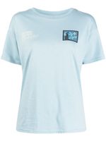 Musium Div. t-shirt en coton à broderies - Bleu - thumbnail